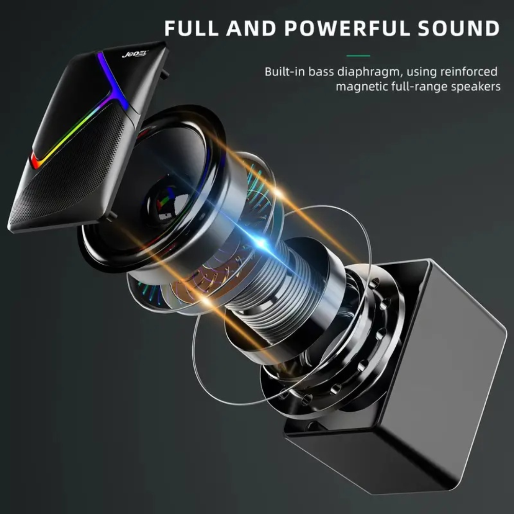 JEDEL S-526 RGB Wired Gaming Speaker 5 JEDEL S-526 RGB Wired Gaming Speaker - Image 5