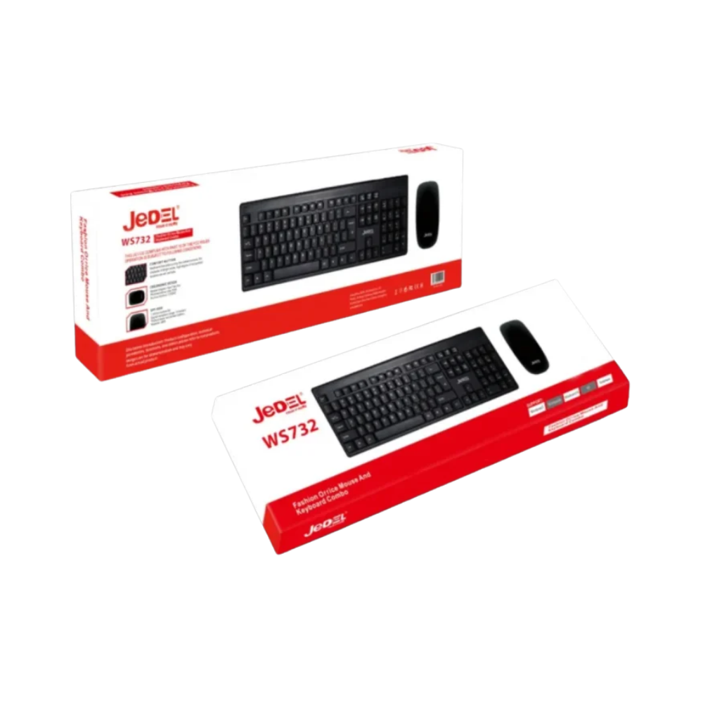 JEDEL WS732 Wireless Keyboard and Mouse Combo 3 JEDEL WS732 Wireless Keyboard and Mouse Combo - Image 3