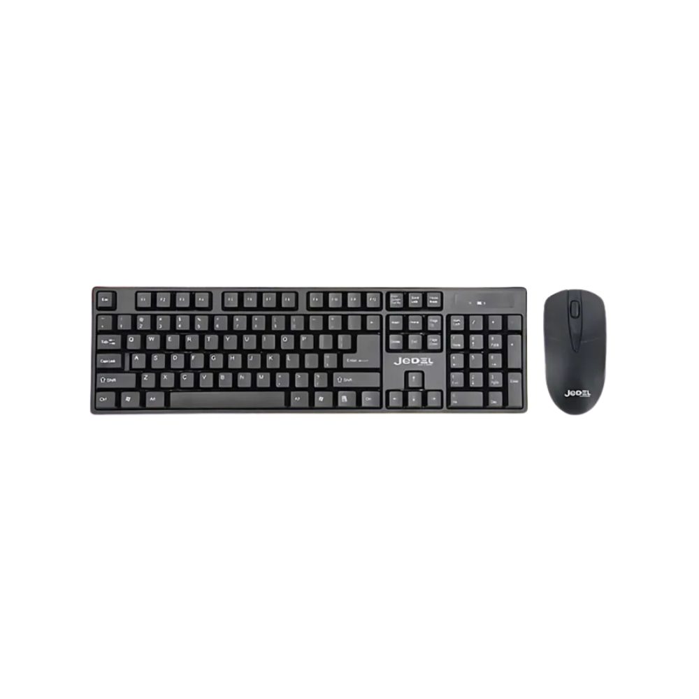 JEDEL WS732 Wireless Keyboard and Mouse Combo 1 JEDEL WS732 Wireless Keyboard and Mouse Combo