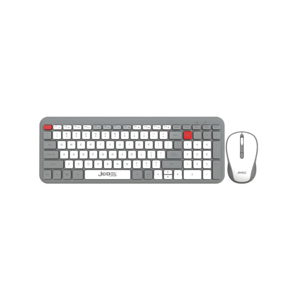 JEDEL WS739 Dual-Mode Wireless Keyboard & Mouse Combo 1 JEDEL WS739 Dual-Mode Wireless Keyboard & Mouse Combo