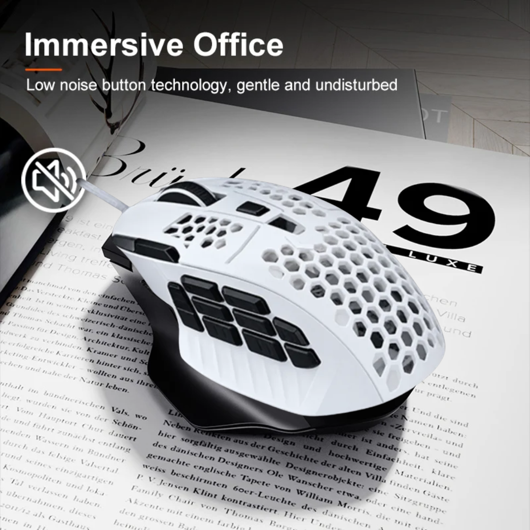JEDEL GWH125 Wired Programmable Gaming Mouse 2 JEDEL GWH125 Wired Programmable Gaming Mouse - Image 2