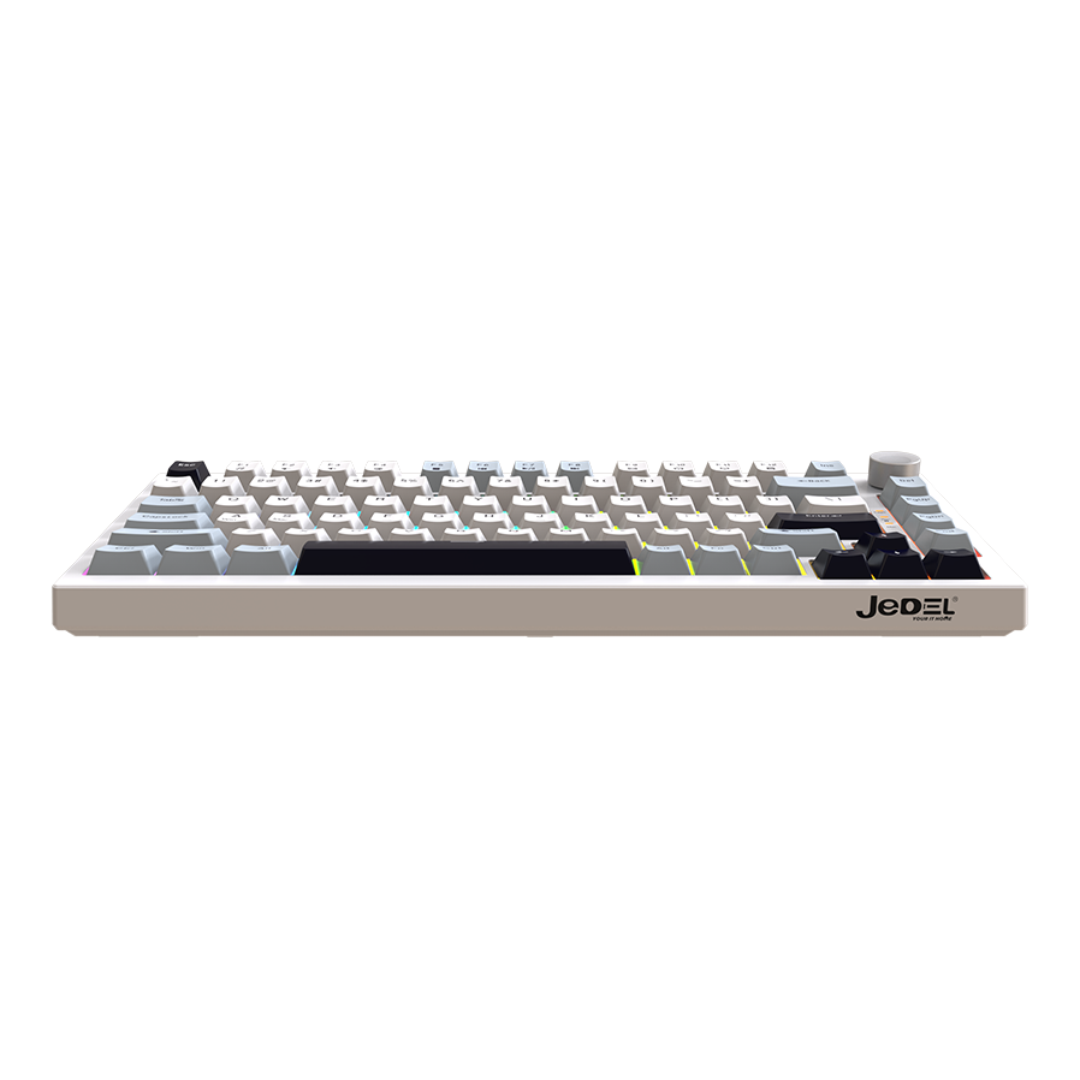 JEDEL KL-81B Triple Mode RGB Mechanical Gaming Keyboard 3 JEDEL KL-81B Triple Mode RGB Mechanical Gaming Keyboard - Image 3