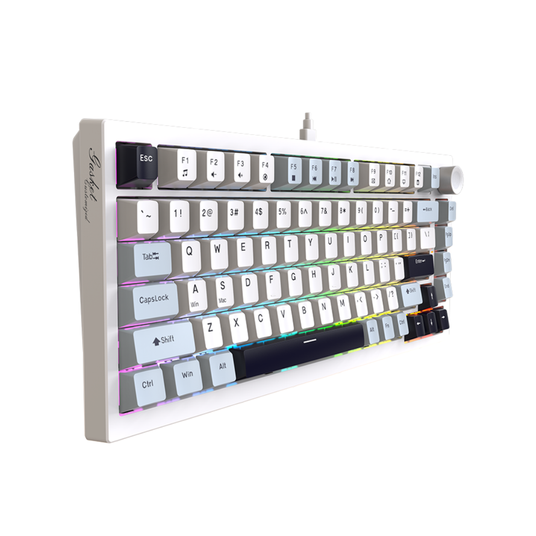 JEDEL KL-81B Triple Mode RGB Mechanical Gaming Keyboard 4 JEDEL KL-81B Triple Mode RGB Mechanical Gaming Keyboard - Image 4