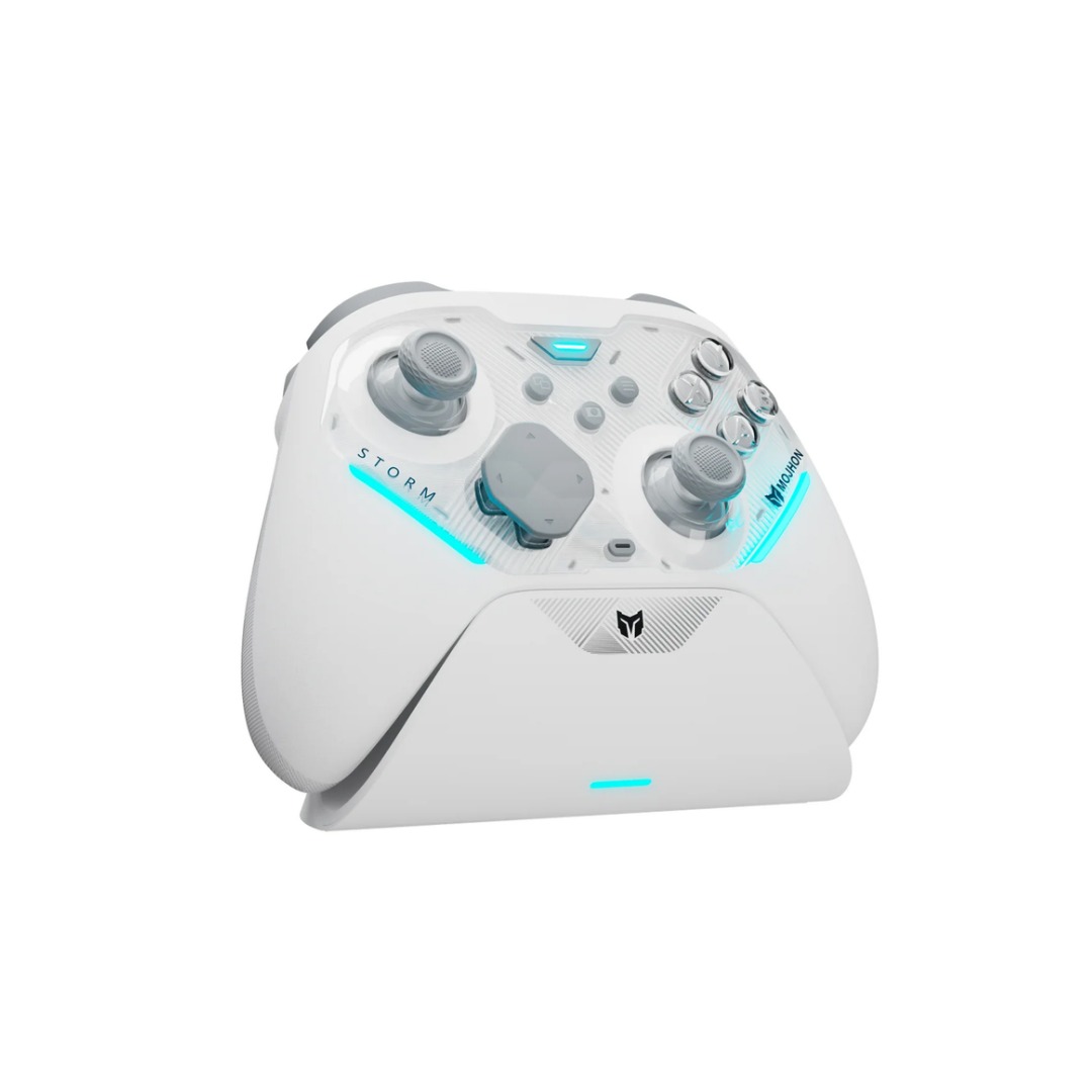 BIGBIGWON Storm Tri-Mode Multiplatform Controller White 1 BIGBIGWON Storm Tri-Mode Multiplatform Controller White